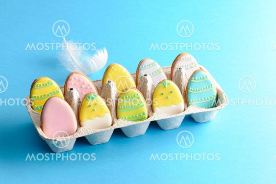 Easter homemade gingerbread cookie