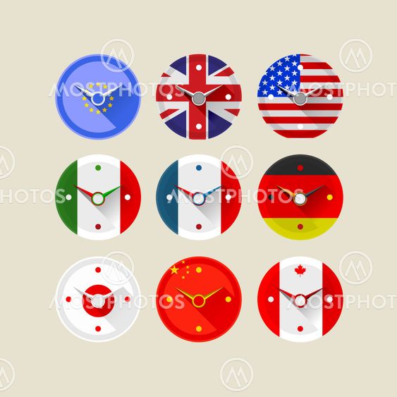Icons for clocks