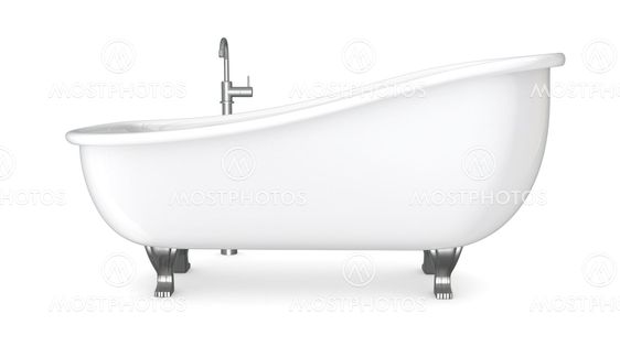 vintage bathtub