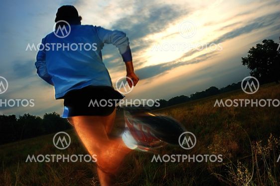 Running at dawn