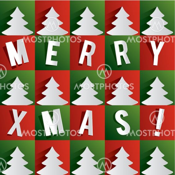 Creative Abstract Merry Christmas Card