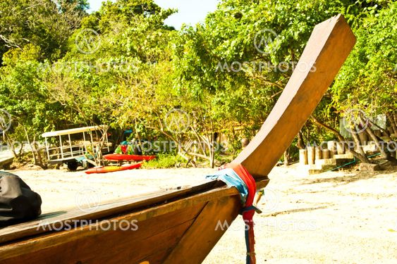 Head of a fishing boat.