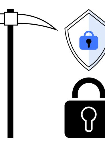 Digital Security Concept Featuring Hackers and Cyber...