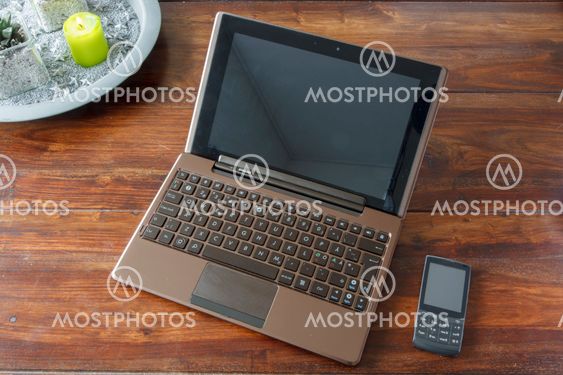 Notepad and phone