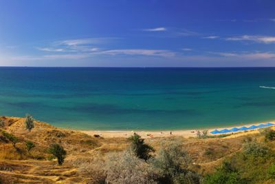Summer panoramic landscape of Crimean seacoast, Ukraine