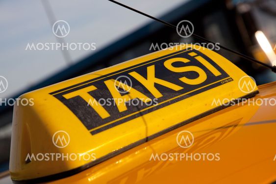 Taxi in Istanbul, Turkey