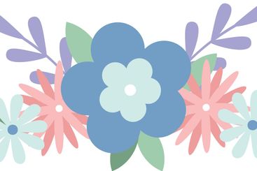 Creating a stunning arrangement of stylized flowers and...