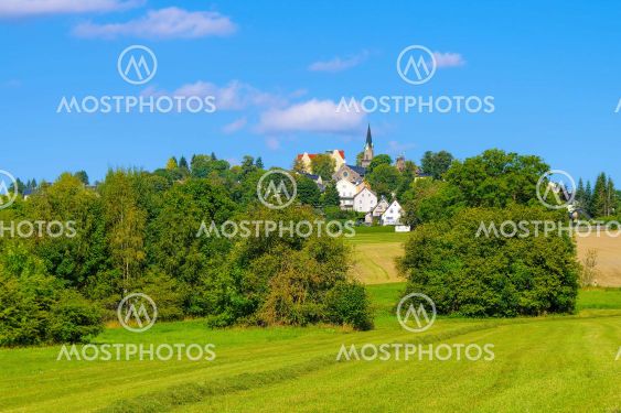 the town Schoeneck in Landscape Vogtland