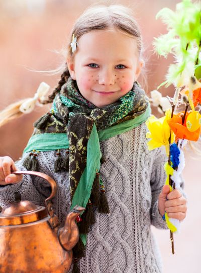 Little girl celebrating Easter