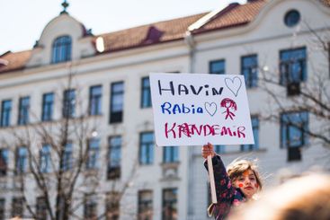 Första maj med Vänsterpartiet i Malmö