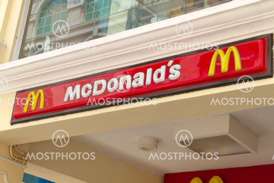 McDonald's restaurant sign