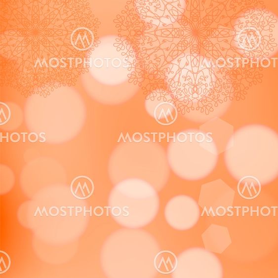 Circle Lace Ornament, Round Geometric Pattern