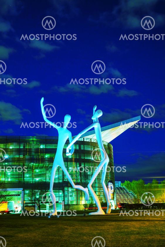 The Dancers public sculpture in Denver
