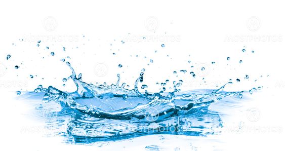 blue water splash