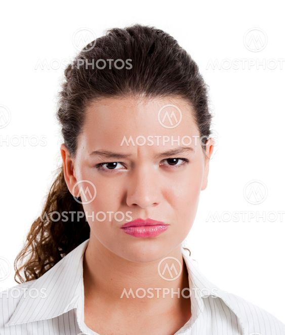 Sad expression