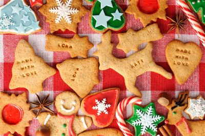 Christmas gingerbread cookies