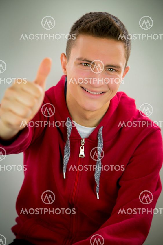 Portrait of teenage boy