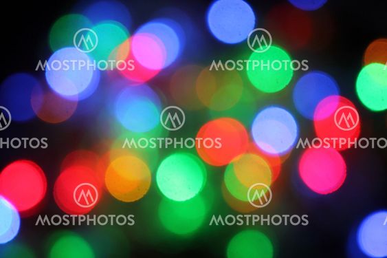 Christmas bokeh lighteffects