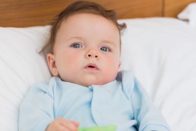 Portrait of lovely baby boy