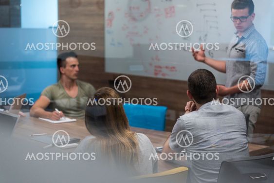 startup business team on meeting