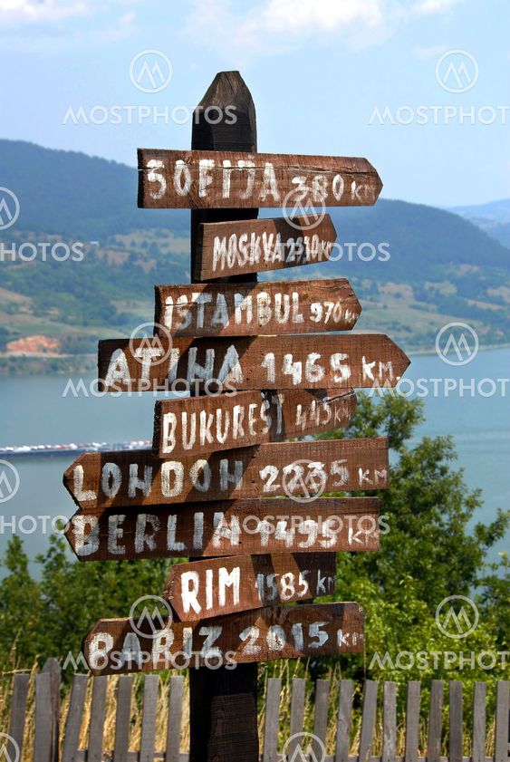 Direction signs