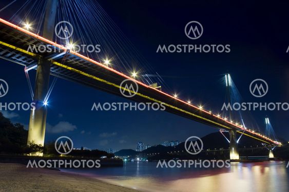Ting Kau Bridge in Hong Kong