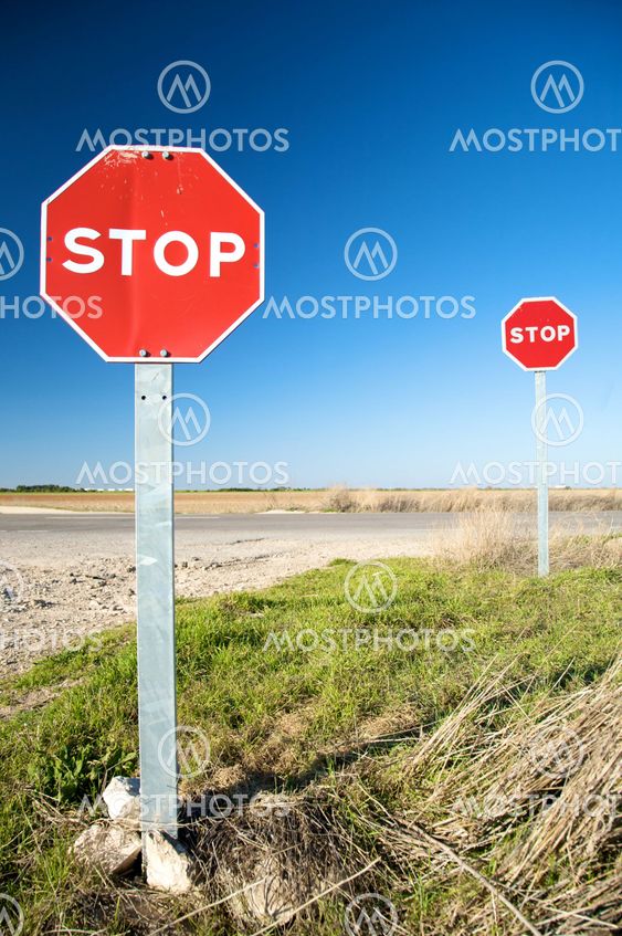 två stoppa signaler
