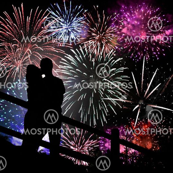 Fireworks Silhouette