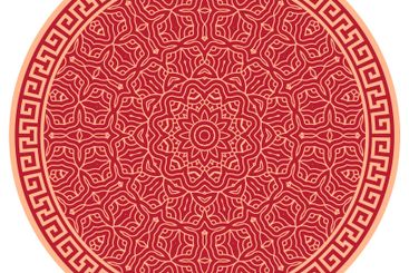 Vector Japanese pattern in oriental geometric...
