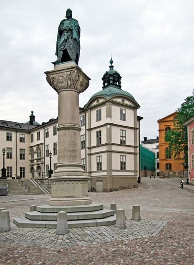 Birger jarls staty på Riddarholmen