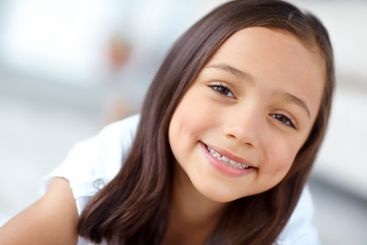 Happy, playful or portrait of girl in home for joy,...