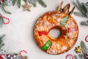 Roscon de reyes is a traditional Spanish Christmas...