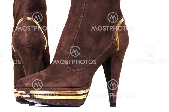fashionable female boots