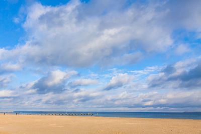 Beach at the Baltic seacoast in Travemunde, Germany