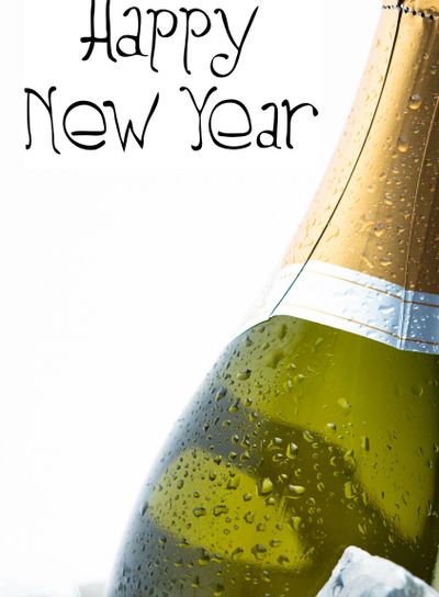 Composite image of happy new year