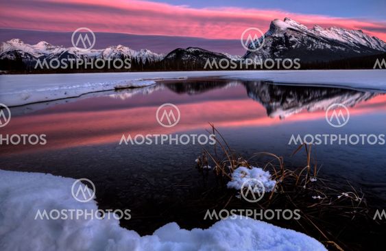 Sunset Mount Rundle