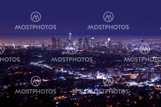 Los Angeles Night Skyline