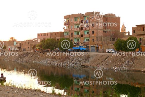 LUXOR, EGYPT - NOVEMBER 15, 2008: African flavor Selcuk near Luxor.