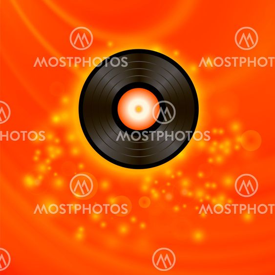 Retro Vinyl Disc