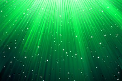 Stars on green striped background. EPS 8