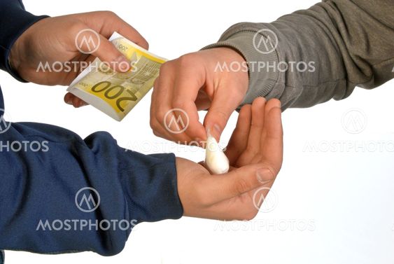 A drug dealer with her client