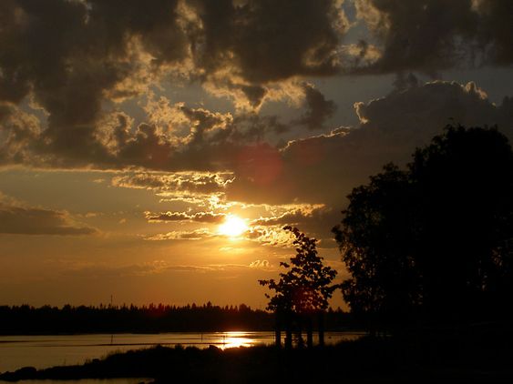 Sunset in Oulu