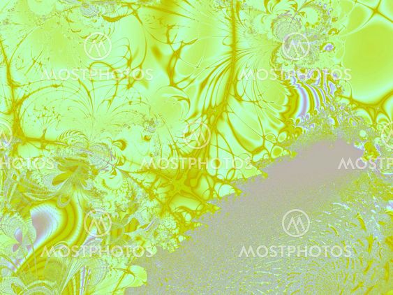 Golden christmas fractal