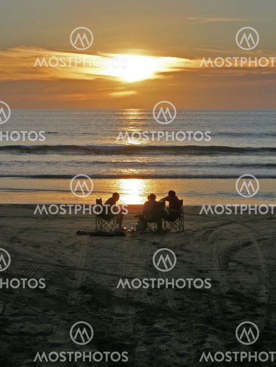 Dinner in sunset