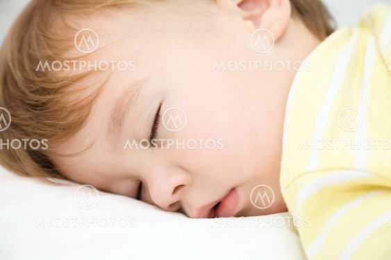 Little boy is sleeping