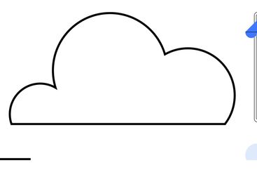 Online Shopping and Cloud Technology Connection Concept