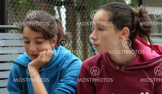 Two teen girls