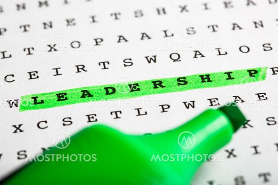 Text marker on word puzzle - Newsletter
