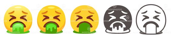 Vomiting emoji