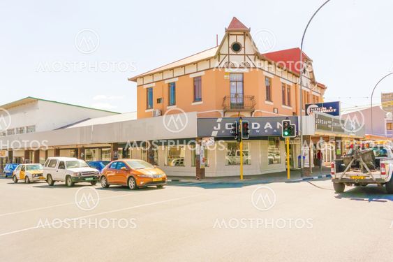 Traffic in Windhoek, Namibia.